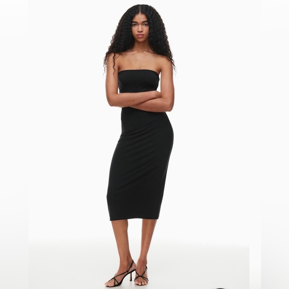 NWT Wilfred Corelli Black Midi Dress - Picture 8 of 11